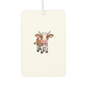 Désodorisant Pour Voiture Vache charmante au dessin