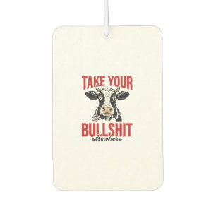 Désodorisant Pour Voiture Vache drôle ailleurs conception de t-shirt vintage
