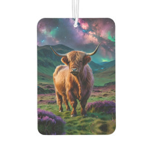 Désodorisant Pour Voiture Vache Highland sous les étoiles