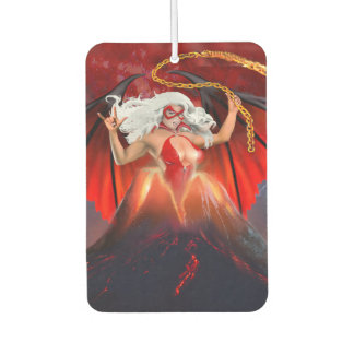 Désodorisant Pour Voiture Vampire Rebelle Fille : Évasion du Volcan