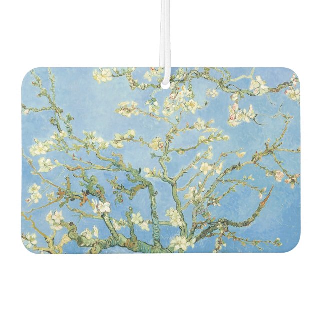 Désodorisant Pour Voiture Van Gogh Almond Blossoms, Sky Blue (Devant)