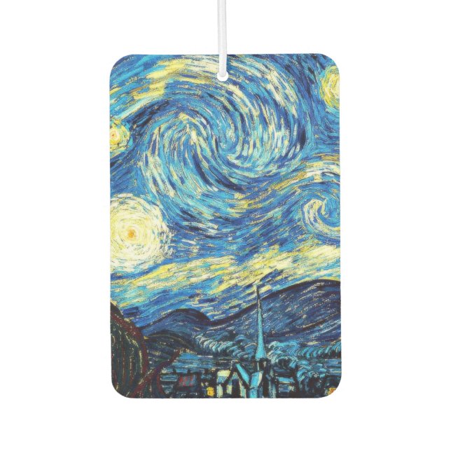 Désodorisant Pour Voiture Van Gogh - Nuit étoilée (Devant)
