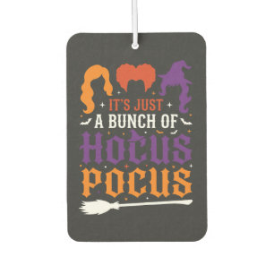 Désodorisant Pour Voiture Vecteur de typographie de sorcière de Hocus Pocus