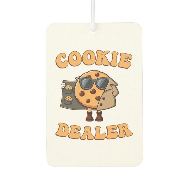 Désodorisant Pour Voiture Vendeur de biscuits drôle de cuisson (Devant)