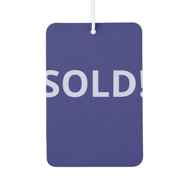 Désodorisant Pour Voiture Vendu ! Citation de foi avec texte de la lavande à (Devant)