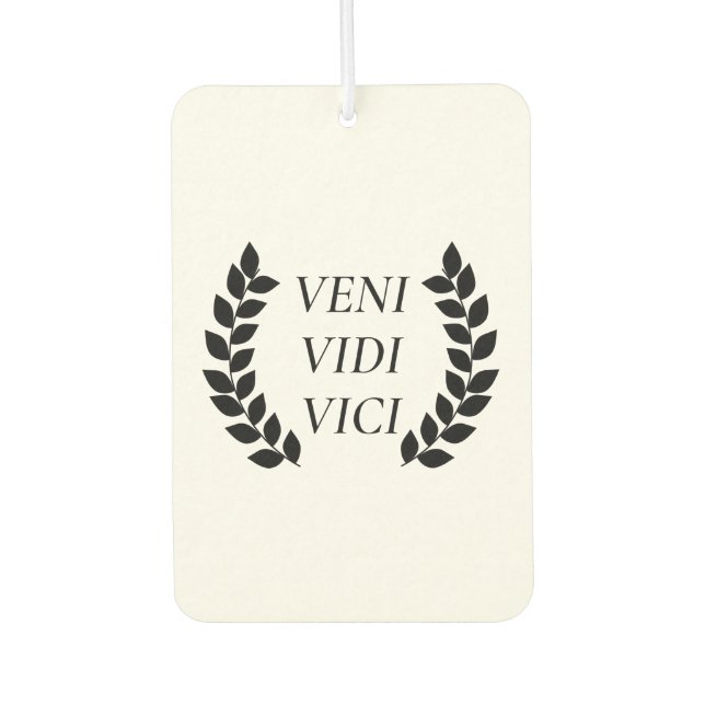 Désodorisant Pour Voiture Veni Vidi Vici (Devant)