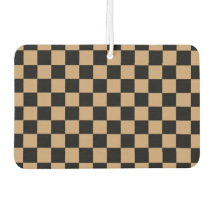 Désodorisant Pour Voiture Vérificateurs noirs Brown