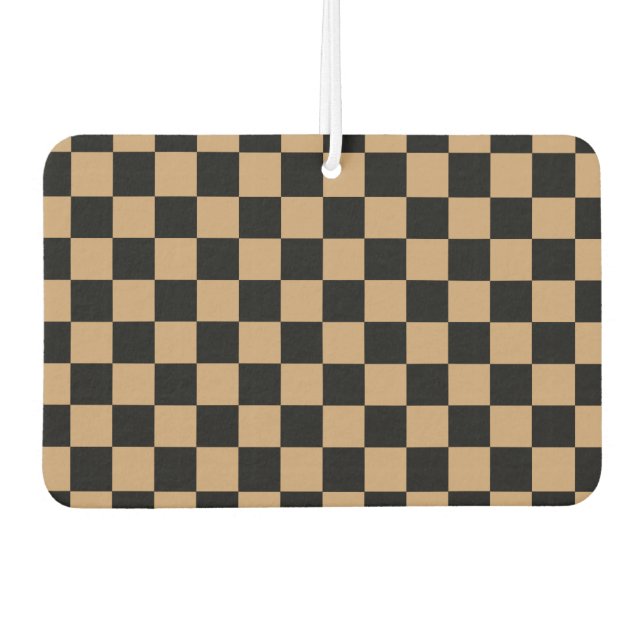 Désodorisant Pour Voiture Vérificateurs noirs Brown (Devant)
