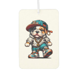 Désodorisant Pour Voiture Vêtements de rue pour chiots Bouledogue mignons