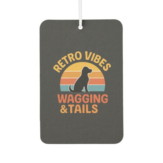 Désodorisant Pour Voiture Vibrations Rétro, Queue qui Bouge & Pattes (Devant)