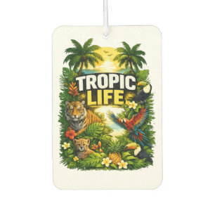 Désodorisant Pour Voiture Vie tropicale – Paradis de la jungle tropicale vin