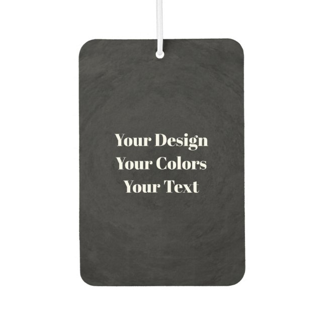 Désodorisant Pour Voiture Vierge - Créez votre propre personnalisation (Devant)