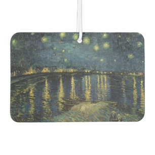 Désodorisant Pour Voiture Vincent van Gogh   Nuit étoilée sur le Rhône