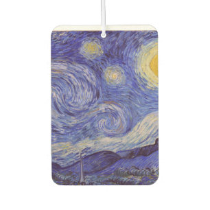 Désodorisant Pour Voiture Vincent Van Gogh Starry Nuit Vintage Art
