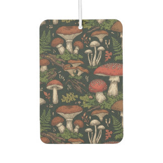 Désodorisant Pour Voiture Vintage Mushroom Forest Botanical