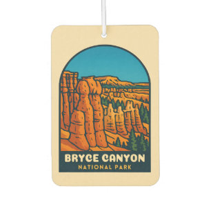 Désodorisant Pour Voiture Vintage voyage Bryce Canyon National Park Rétro