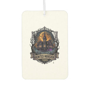 Désodorisant Pour Voiture Visites de manoir hanté Halloween Maison gothique 