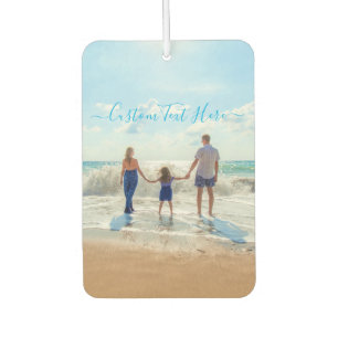 Désodorisant Pour Voiture Votre voiture photo Air Freshener avec texte perso