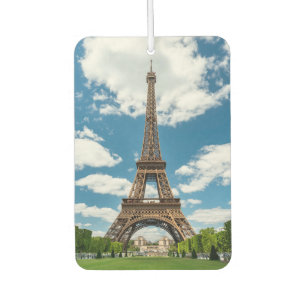 Désodorisant Pour Voiture Vue de la Tour Eiffel depuis le parc public Champ 