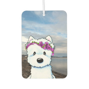 Désodorisant Pour Voiture Westie Beach Blossom