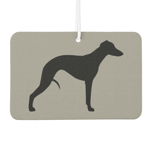 Désodorisant Pour Voiture Whippet silhouette (Devant)