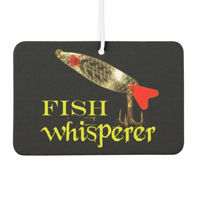 Désodorisant Pour Voiture Whisperer de poisson (Devant)