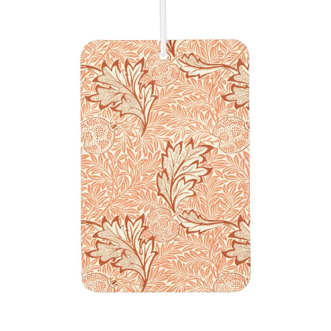 Désodorisant Pour Voiture William Morris Botanical Apple Design (Devant)