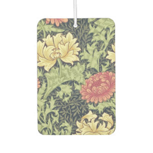 Désodorisant Pour Voiture William Morris Chrysanthemum Vintage Floral Art