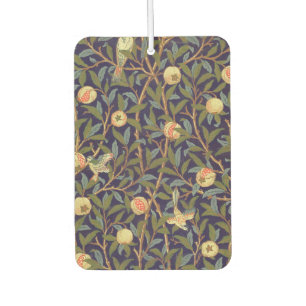 Désodorisant Pour Voiture William Morris Oiseau Et Grenade Floral Vintage