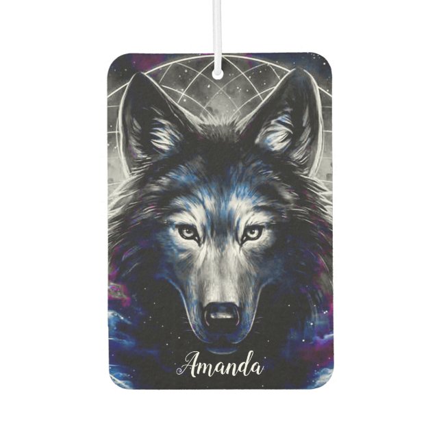 Désodorisant Pour Voiture Wolf Galaxy (Devant)