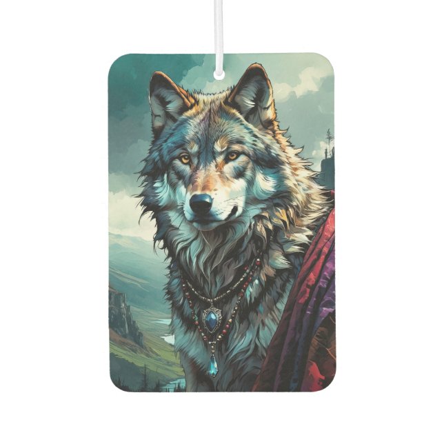 Désodorisant Pour Voiture Wolf King (Devant)