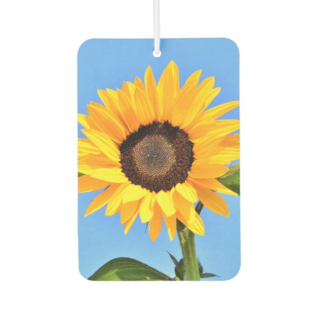 Désodorisant Pour Voiture Yellow Sunflower Car Air Freshenes (Devant)