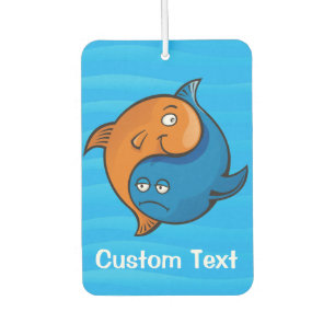 Désodorisant Pour Voiture Yin Yang Poisson Cartoon Voiture Air Freshener