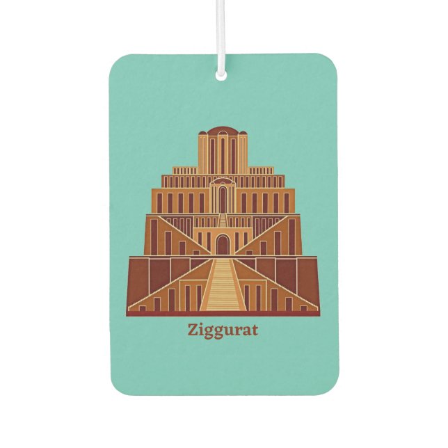 Désodorisant Pour Voiture Ziggurat (Devant)