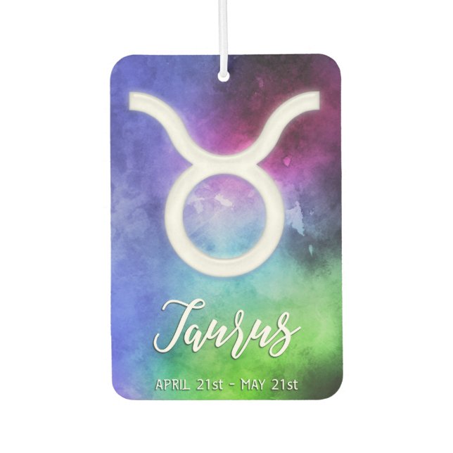Désodorisant Pour Voiture Zodiac : Dates du Taurus (Devant)