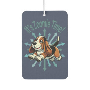 Désodorisant Pour Voiture Zoomie Time Basset Hound