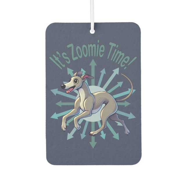 Désodorisant Pour Voiture Zoomie Time Greyhound (Devant)