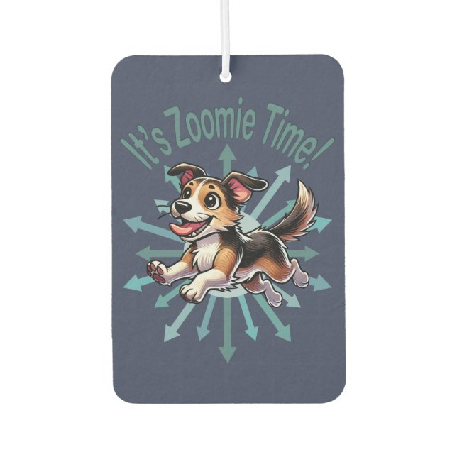 Désodorisant Pour Voiture Zoomie Time Mutt (Devant)