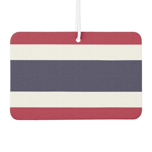 Désodorisants de voiture avec drapeau de Thaïlande (Devant)