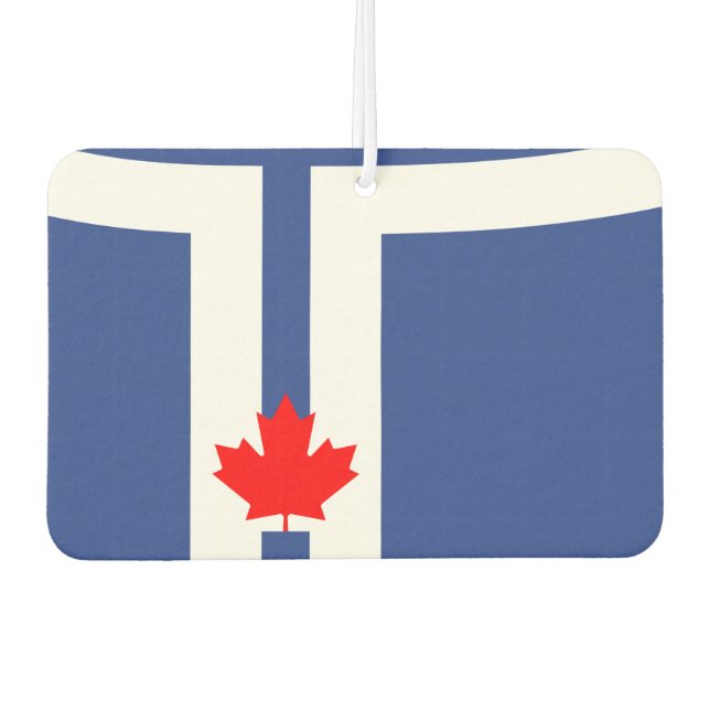 Désodorisants de voiture avec drapeau de Toronto,  (Devant)