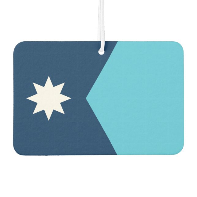 Désodorisants de voiture avec le drapeau du Minnes (Devant)