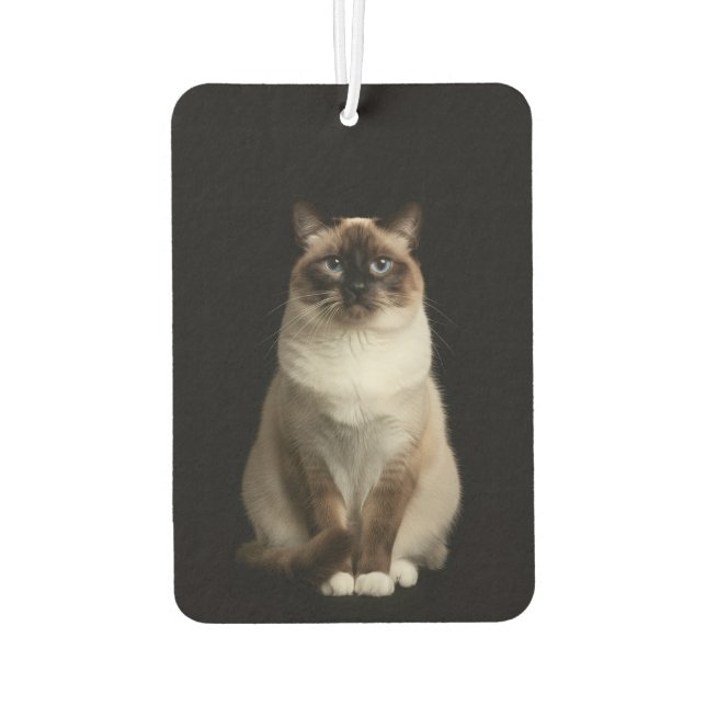 Désodorisants de voiture Black 4 Luxe, Chat Birman (Dos)