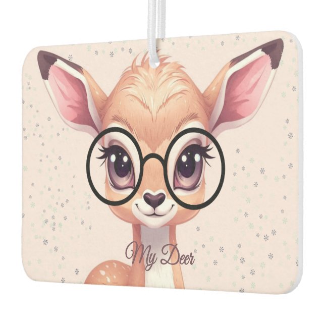 désodorisants pour voiture avec photo de cerf (Gauche)