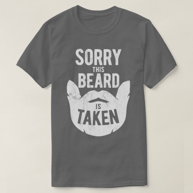 Désolé, Cette Barbe Est Prise Sweat - shirt à capu (Design devant)