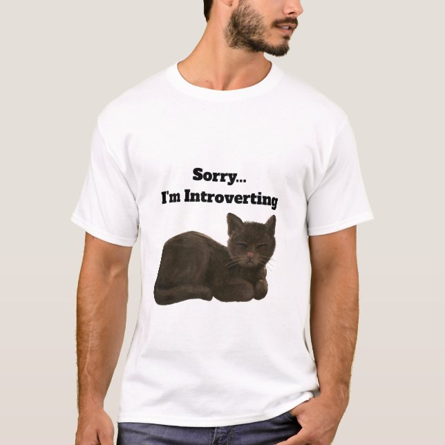 Désolé, je suis en train de m'introvertir T-Shirt  (Devant)