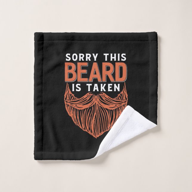 Désolé La Barbe Est Prise (Gant de toilette)