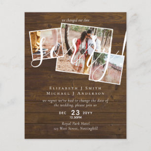 DÉSOLÉ ! Remise du mariage Changement de date PHOT