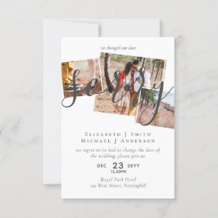 DÉSOLÉ ! Remise du mariage Changement de date PHOT