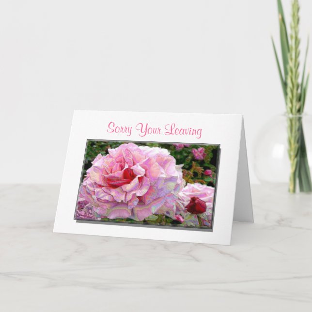 Désolé Votre Lever Et Bonne Chance Cartes De Voeux (Devant)