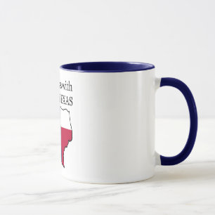 Désordre avec la tasse du Texas